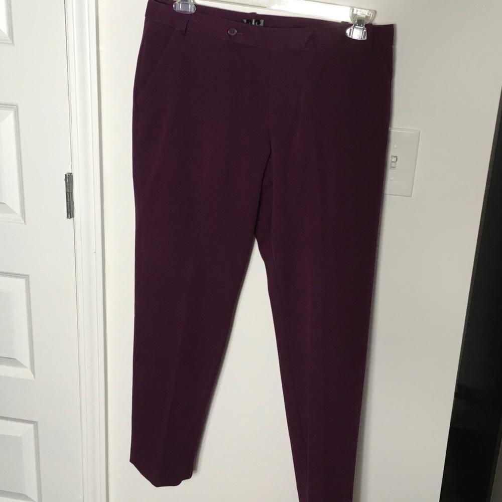 Nicole Miller plum colored pants